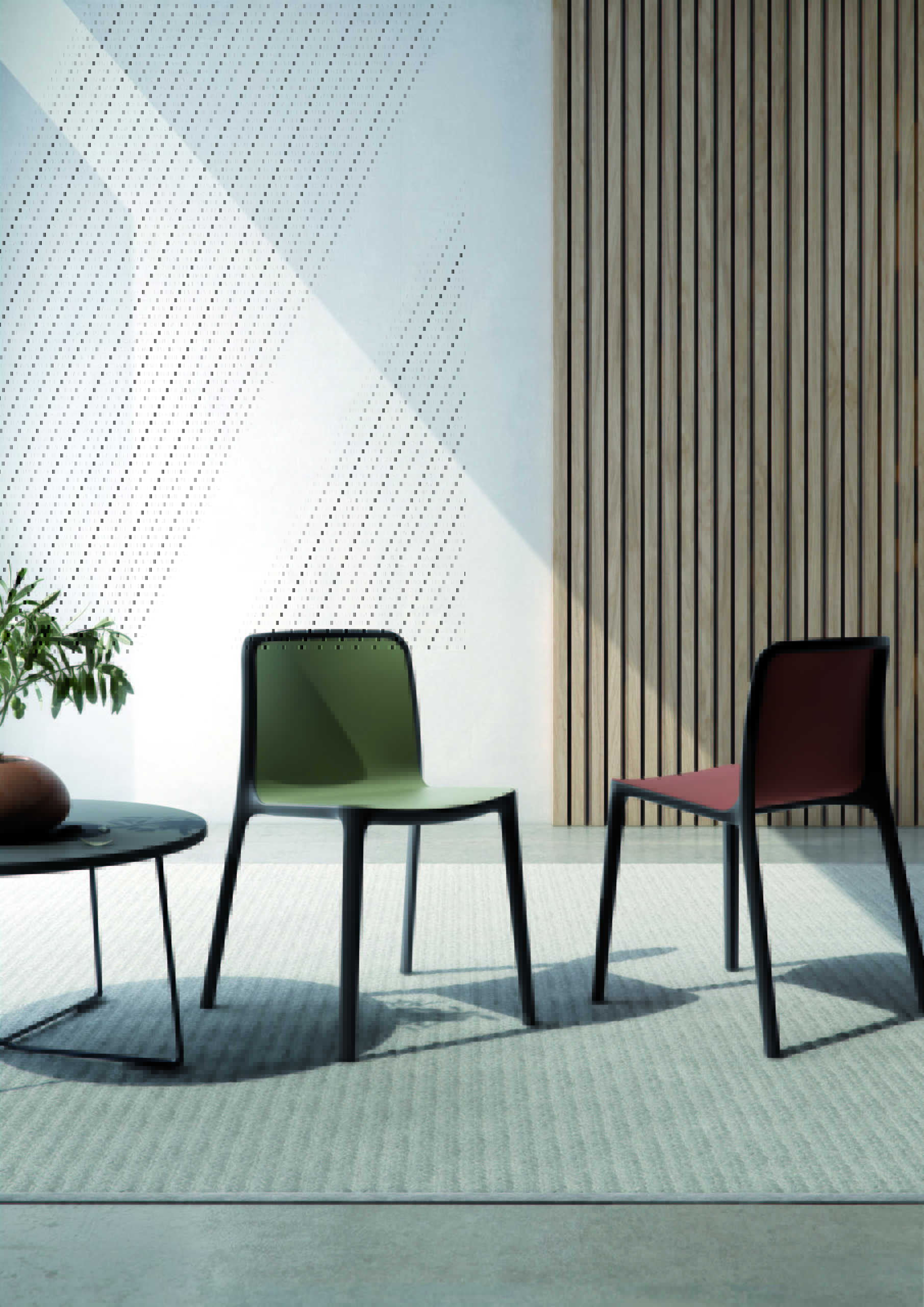 Silla Bika silla de colectividades mobiliario de oficina Impacto Diseño Valencia